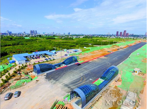 护潭西路主路预计年底通车湘潭将再添一条景观大道