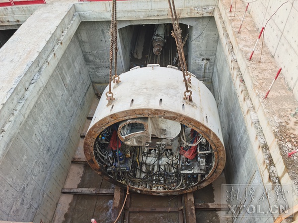 长株潭城轨西环线湘北区间进入盾构施工阶段