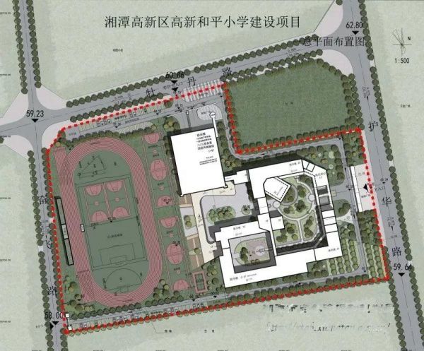 資源和規劃局發佈了關於高新和平小學建築工程設計方案審查的批前公示